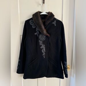 Icelandic designs jacket black small wool